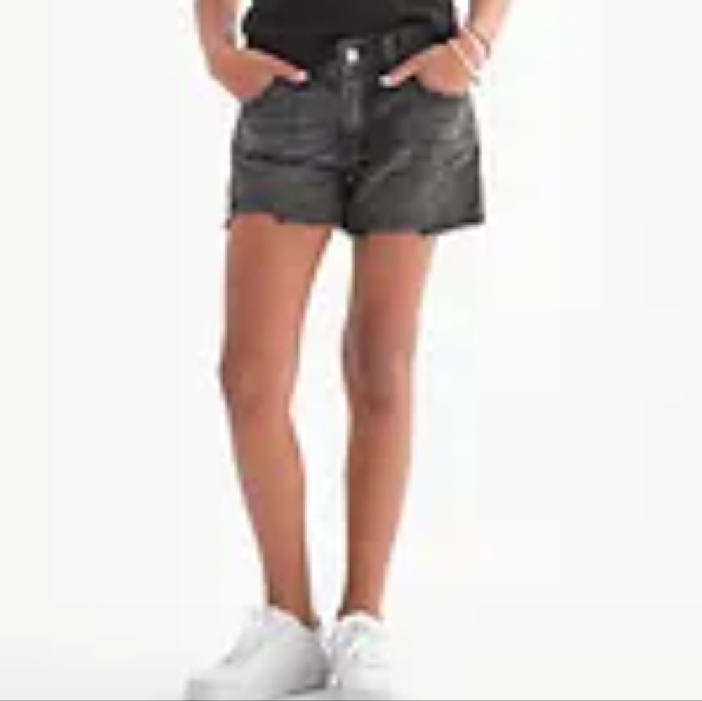 GAP Kids - Low Stride Black Denim Shorts - Size Kids 14